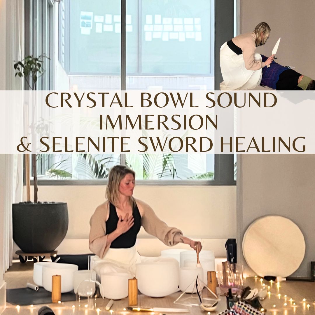 Crystal Bowl Sound Immersion & Selenite Swords Healing, in Wingham, August 11th