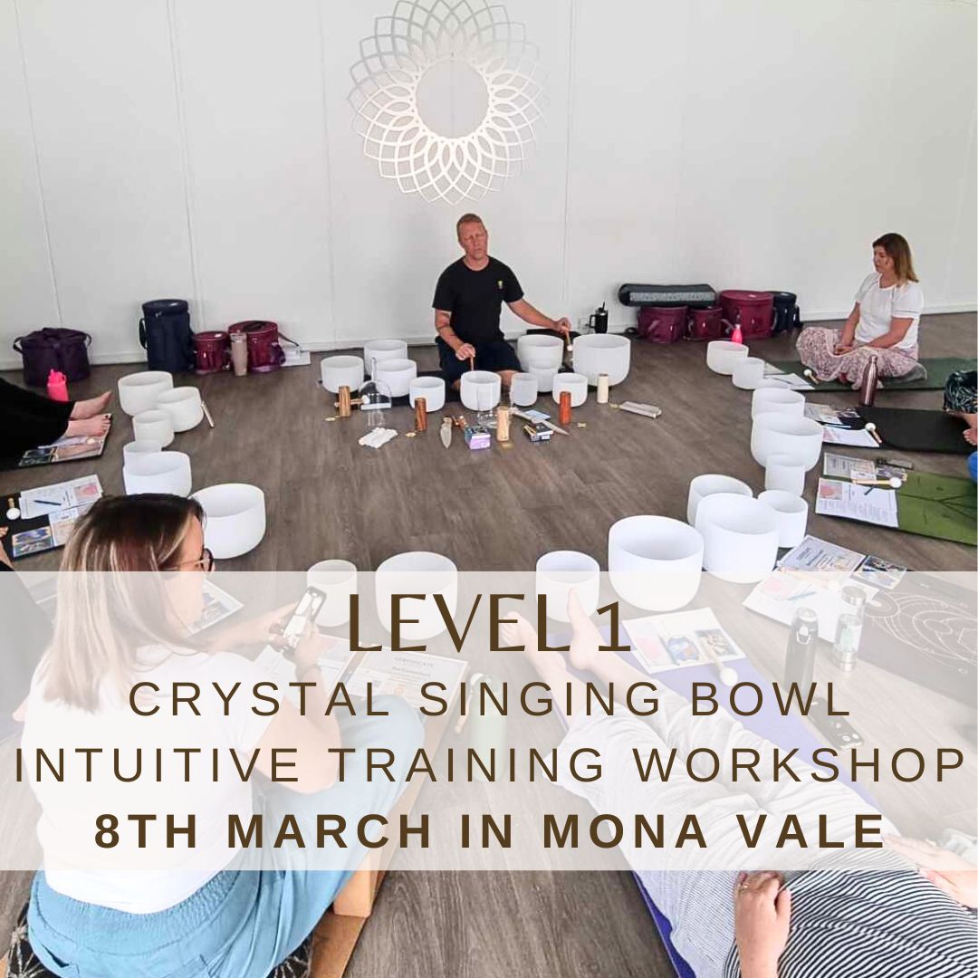 Exclusive Crystal Singing Bowl Full Set + FREE 5 Hour Training Workshop Special - March 8th in Mona Vale, Sydney